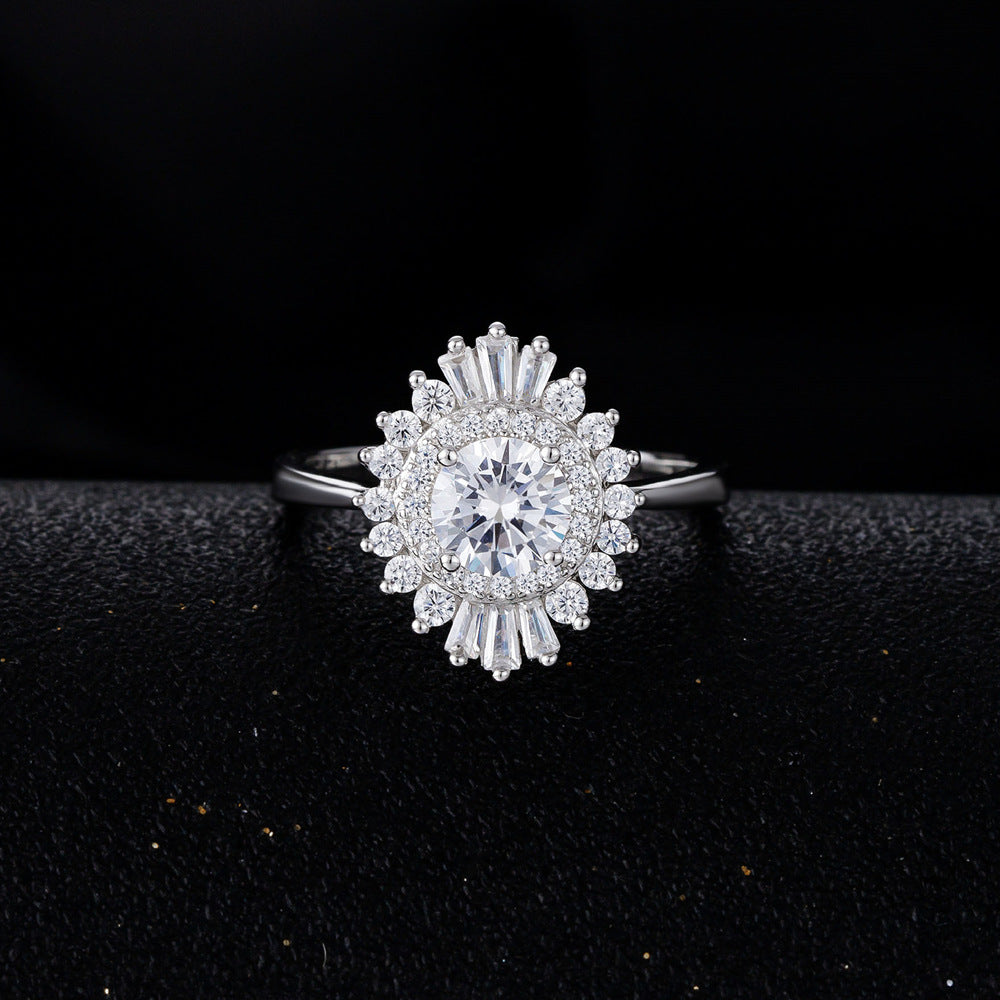 Silver Ring Non-fading Fashion Popular Female Ring