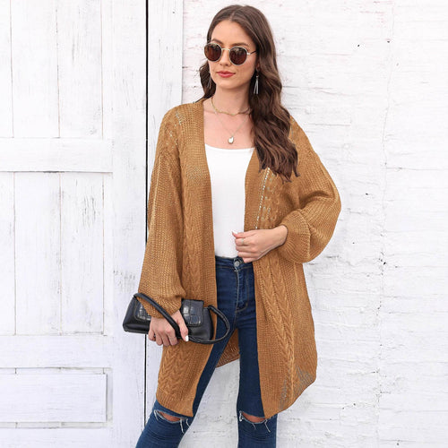 Women's Fashion Loose Casual Sweater Coat - Odeita