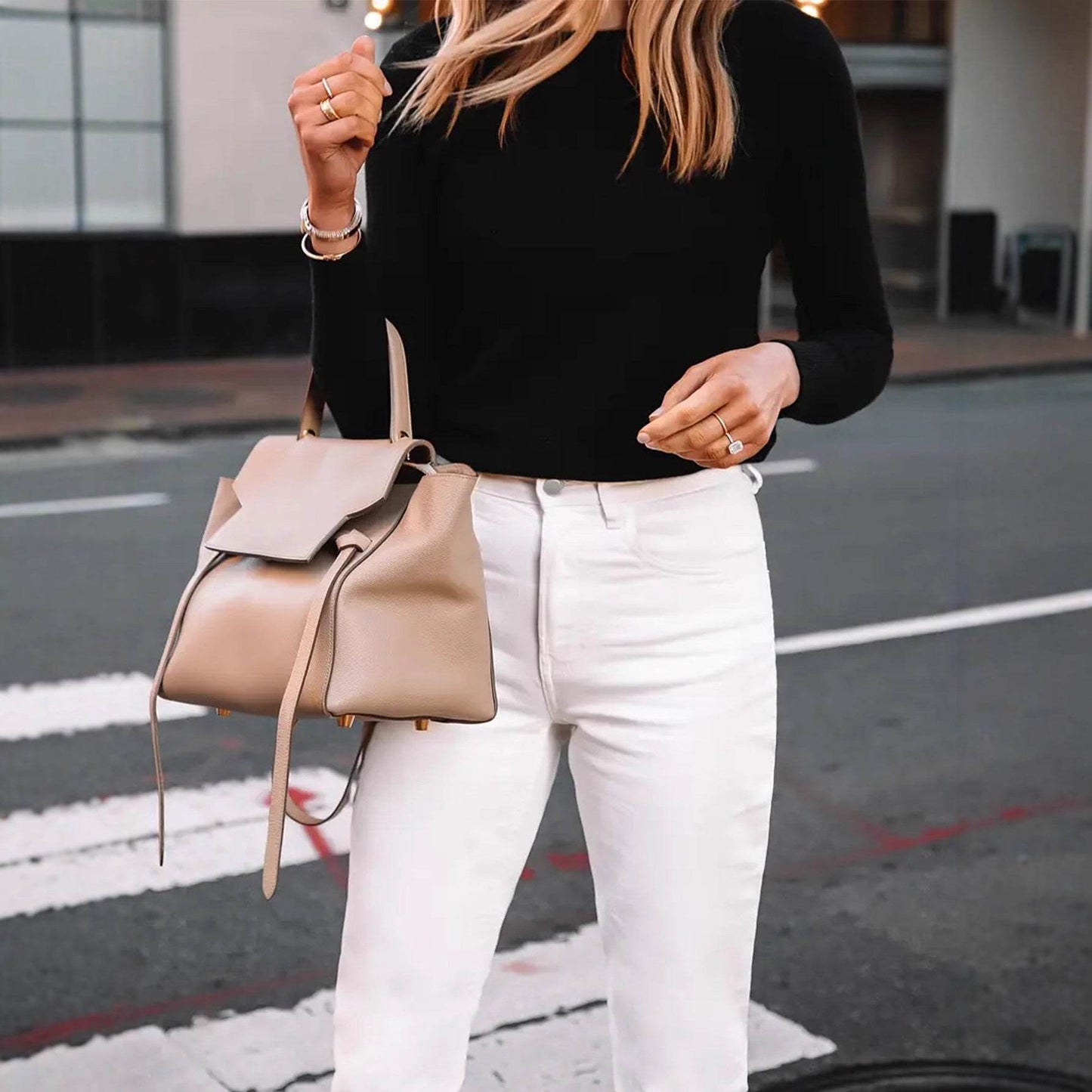 Light Business Slim-fit Straight Trousers - Odeita