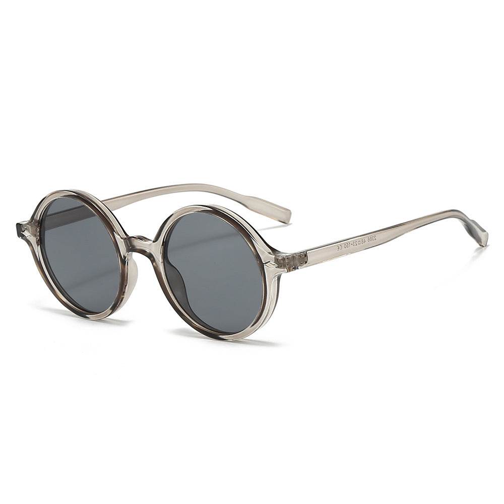 Retro Oval Sun Glasses Y2g Pure Champagne Sunglasses Female Cross-border Fashion - Odeita