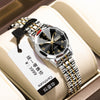 Gold Black Surface Steel Belt