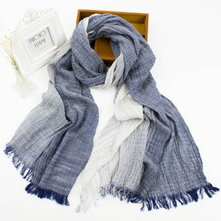 All-matching Art-style Striped Scarf For Women - Odeita