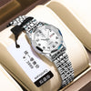 Silver Case White Steel Strip