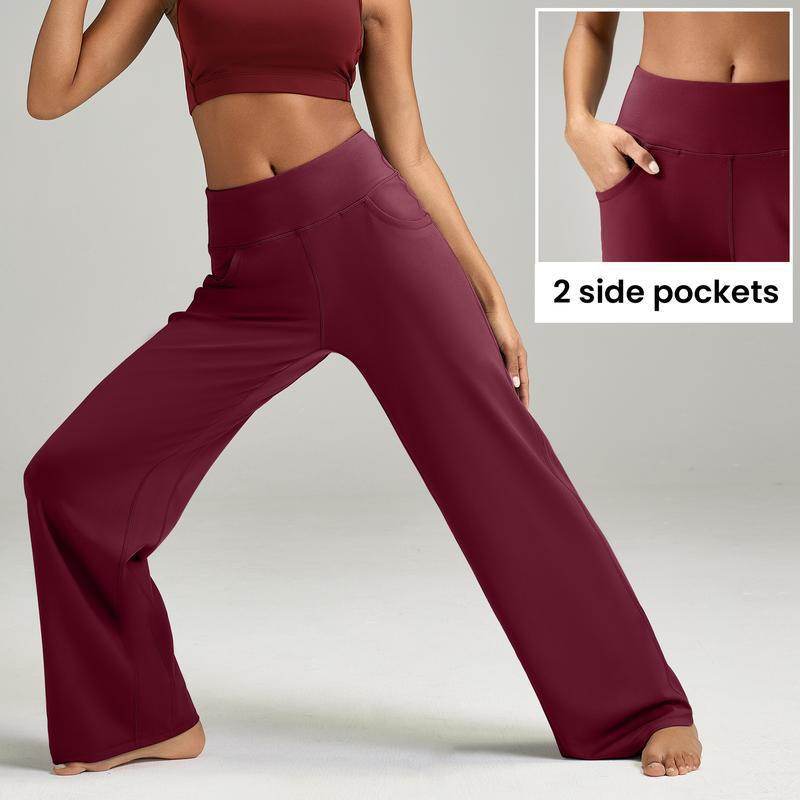 Women's High Waist Casual Loose Yoga Pants - Odeita