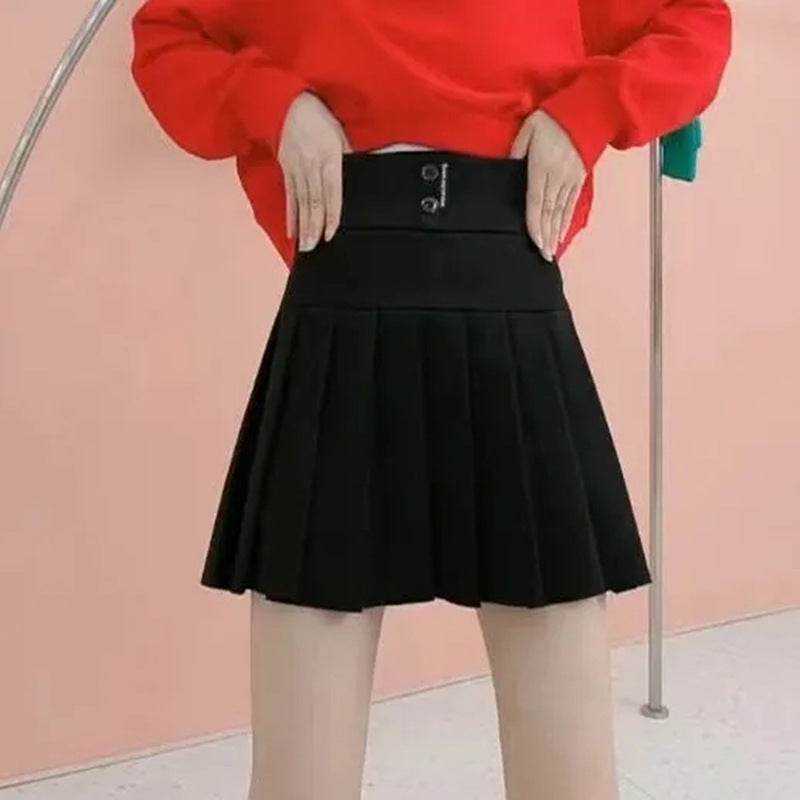 Spring And Summer Letter Pleated Skirt For Women - Odeita