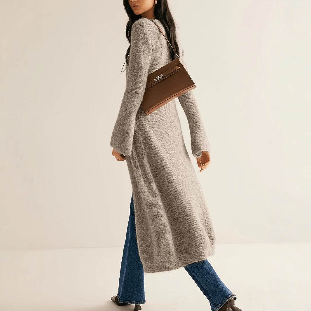 French Style Elegant Retro Long Sleeve Coat Cardigan - Odeita