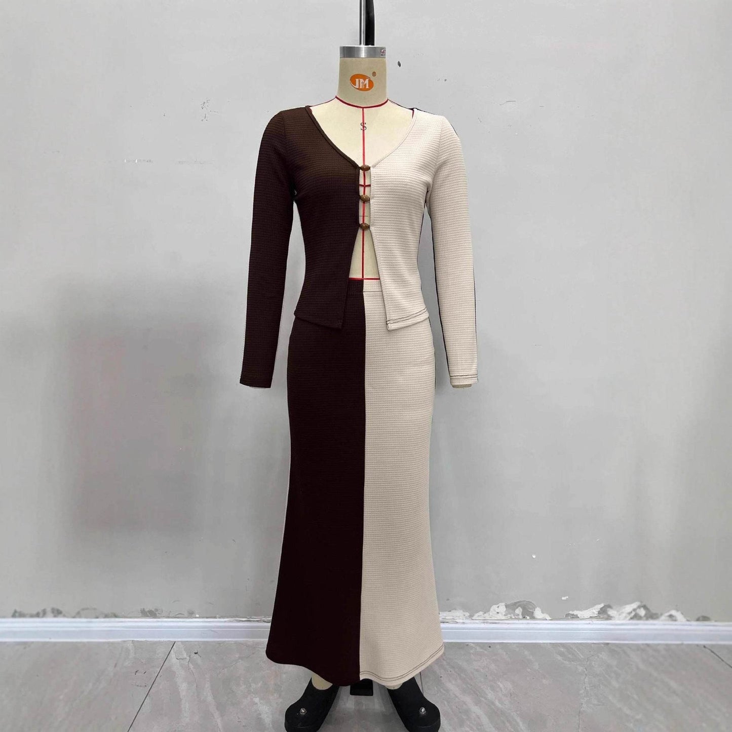 Fashion Women's Wear Temperament Commute Color Matching Suit - Odeita