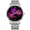 Silver shell purple surface