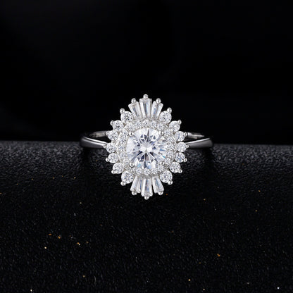 Silver Ring Non-fading Fashion Popular Female Ring