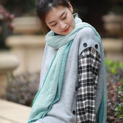 All-matching Art-style Striped Scarf For Women - Odeita