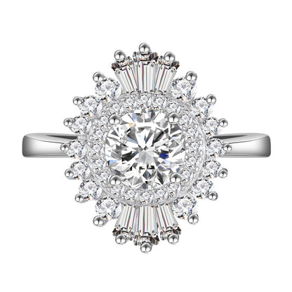 Silver Ring Non-fading Fashion Popular Female Ring