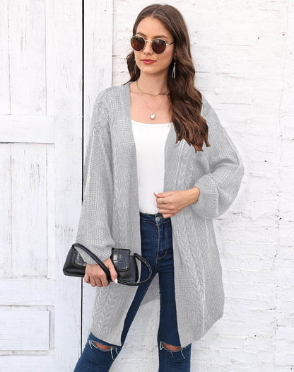 Women's Fashion Loose Casual Sweater Coat - Odeita