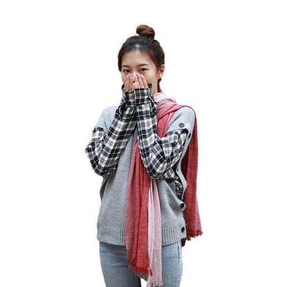 All-matching Art-style Striped Scarf For Women - Odeita