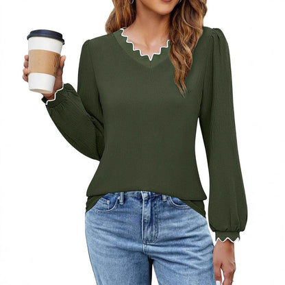 Women's Fashion Hollowed-out Loose Top - Odeita