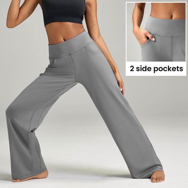 Women's High Waist Casual Loose Yoga Pants - Odeita