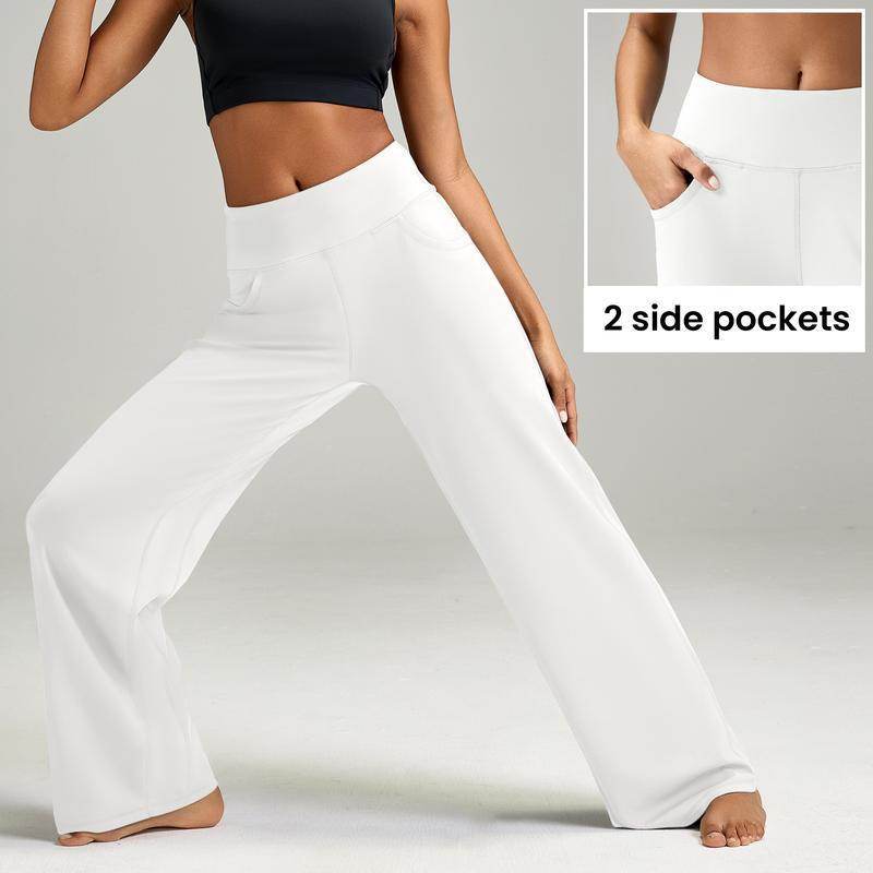 Women's High Waist Casual Loose Yoga Pants - Odeita