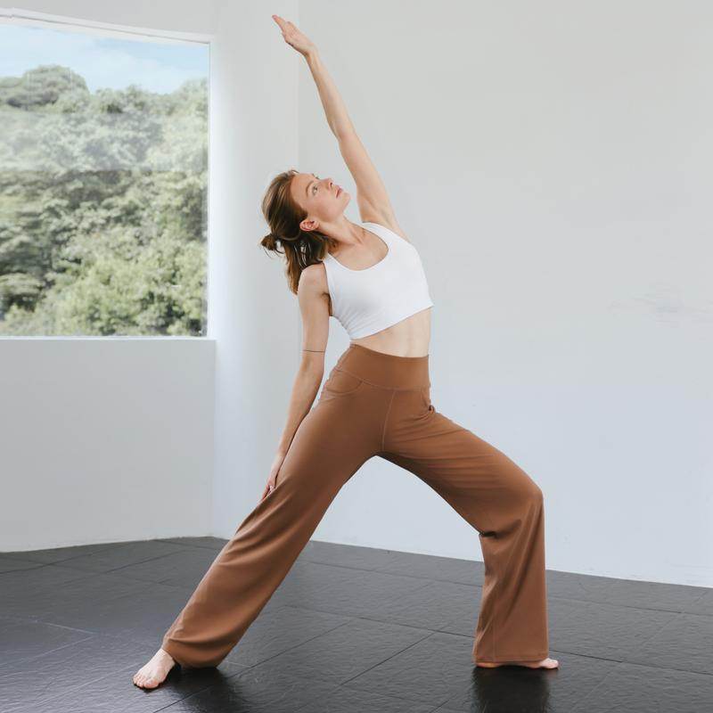Women's High Waist Casual Loose Yoga Pants - Odeita