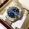 Golden And Blue Surface
