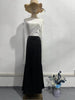 Black and white color blocking