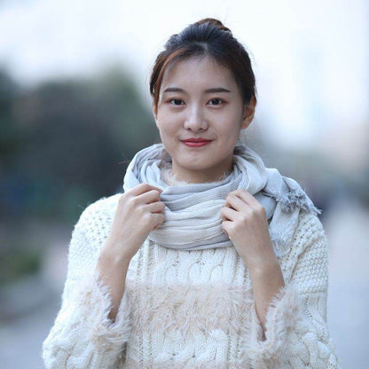 All-matching Art-style Striped Scarf For Women - Odeita