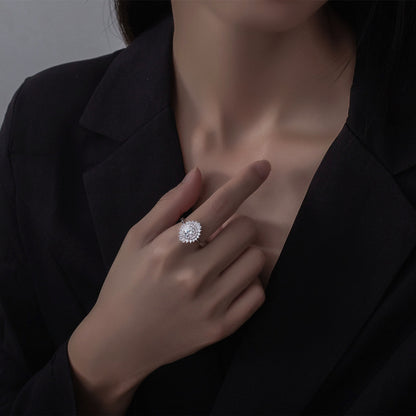 Silver Ring Non-fading Fashion Popular Female Ring