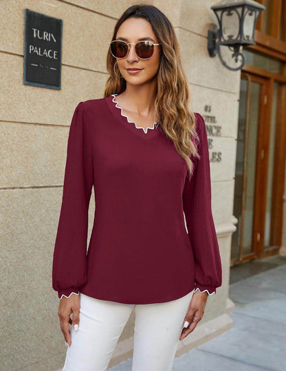 Women's Fashion Hollowed-out Loose Top - Odeita